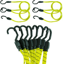 Load image into Gallery viewer, Bungee Cords (Yellow, 4 Pack)
