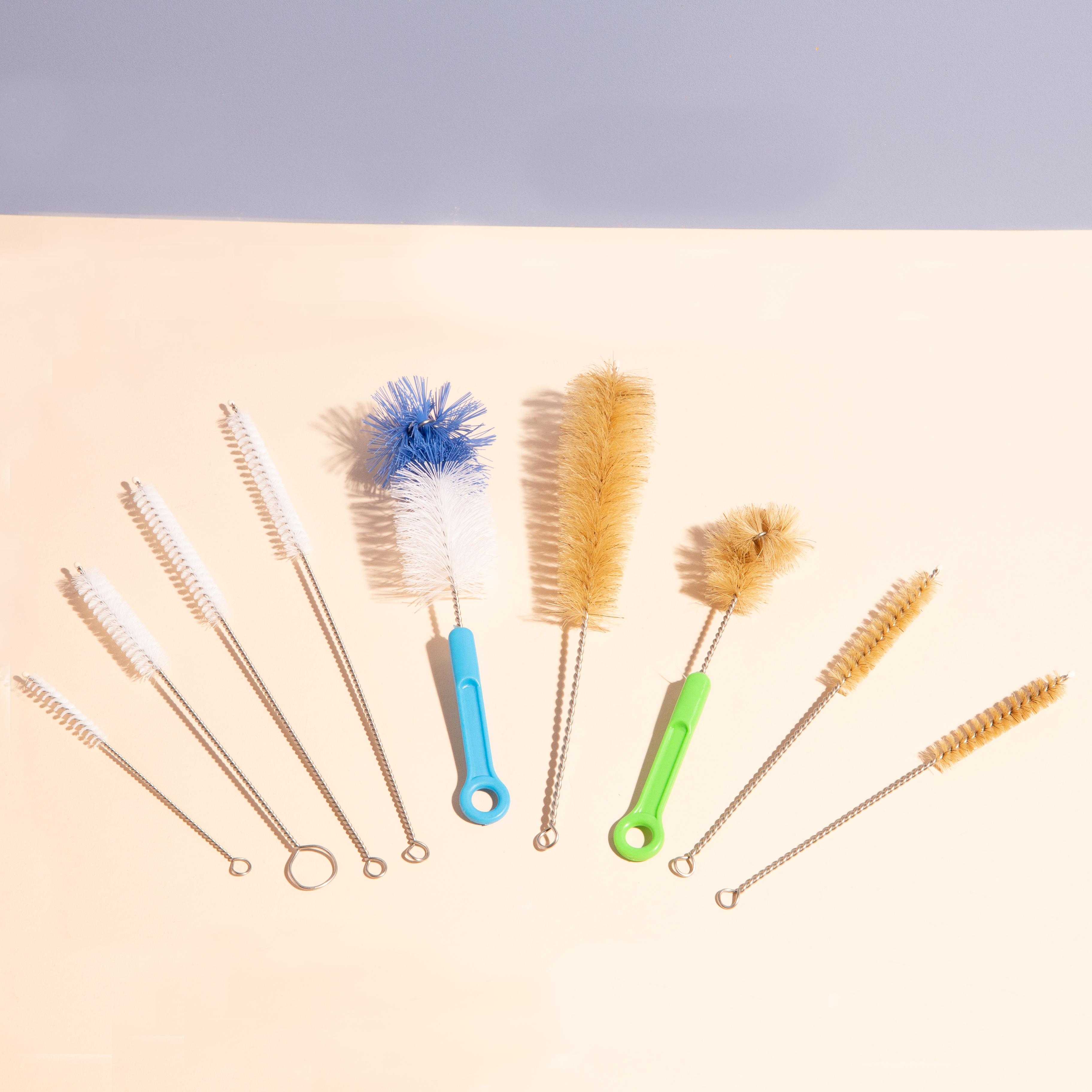 Bong cleaner set with 10 premium pipe brushes - pipe cleaner