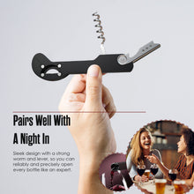 Load image into Gallery viewer, Waiters Corkscrew, Professional Wine Opener, 5 1/4”, Cork Screw, All in 1, Bottle Foil Cutter for Servers, Bartenders, Sommeliers, Restaurant
