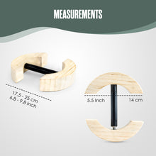Load image into Gallery viewer, Houseables Hat Stretcher, Fitted Hat Stretcher, Baseball Cap Shaper, Cap Extender, Jack, Sizer, Expander, Resizer, Shaping, Former, Adjustable Wooden Block Spacers for Cowboy, Straw, Fedora, Sombrero
