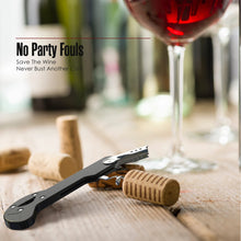 Load image into Gallery viewer, Waiters Corkscrew, Professional Wine Opener, 5 1/4”, Cork Screw, All in 1, Bottle Foil Cutter for Servers, Bartenders, Sommeliers, Restaurant
