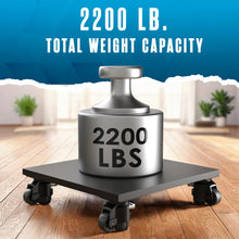 Load image into Gallery viewer, Houseables Leveling Retractable Casters, Height Adjustable Wheels, Heavy Duty, for Workbench, Lift, Table, Machine, Lifting, Furniture, 2200 LB, 4 Pack Set
