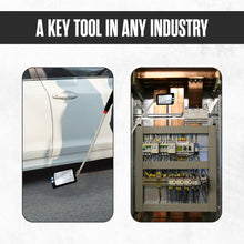 Load image into Gallery viewer, Houseables Telescoping Magnetic Pickup Tool, Inspection Mirror Telescoping, Extendable Magnet Pickup Tool, Mechanic Mirror, LED Flashlight
