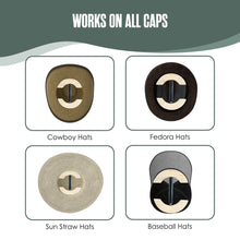 Load image into Gallery viewer, Houseables Hat Stretcher, Fitted Hat Stretcher, Baseball Cap Shaper, Cap Extender, Jack, Sizer, Expander, Resizer, Shaping, Former, Adjustable Wooden Block Spacers for Cowboy, Straw, Fedora, Sombrero
