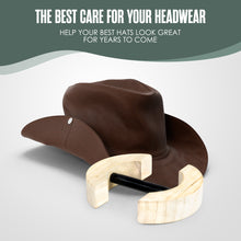 Load image into Gallery viewer, Houseables Hat Stretcher, Fitted Hat Stretcher, Baseball Cap Shaper, Cap Extender, Jack, Sizer, Expander, Resizer, Shaping, Former, Adjustable Wooden Block Spacers for Cowboy, Straw, Fedora, Sombrero

