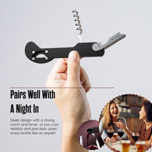 Load image into Gallery viewer, Waiters Corkscrew, Professional Wine Opener, 5 1/4”, Cork Screw, All in 1, Bottle Foil Cutter for Servers, Bartenders, Sommeliers, Restaurant
