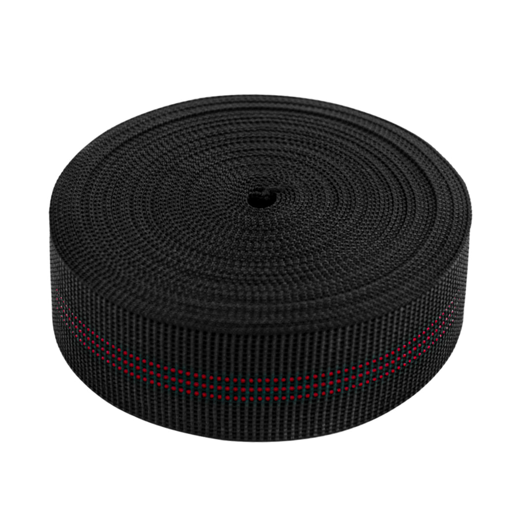 Houseables Chair Webbing, Upholstery Webbing, Replacement Straps for Lawn Chairs, Couch Elastic, Upholstery Strapping, Kit for Furniture Repair, Support, Sofa, Dining Seat, Belt, 2 Inch, 40 Foot Roll