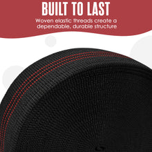 Load image into Gallery viewer, Houseables Chair Webbing, Upholstery Webbing, Replacement Straps for Lawn Chairs, Couch Elastic, Upholstery Strapping, Kit for Furniture Repair, Support, Sofa, Dining Seat, Belt, 2 Inch, 40 Foot Roll
