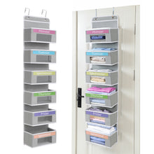 Load image into Gallery viewer, Houseables Weekly Clothes Organizer for Kids, Days of the Week Clothes Organizer, Kids Closet, Daily Outfit Storage, Monday through Friday Clothing, Weekday, M-F, School, Hanging, Over Door
