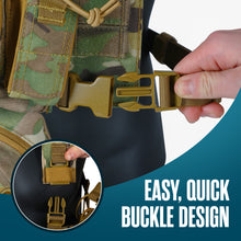 Load image into Gallery viewer, Houseables Airsoft Chest Rig, Molle Vest, FLC, Multicam Chest Rig, Load Bearing Vest, Army FLC, H Harness, Smersh, LBV, SMG, Micro, Mag, Tactical Pack for Hunting, Military, Magazine, Ammo, 5.56/7.62
