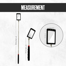 Load image into Gallery viewer, Houseables Telescoping Magnetic Pickup Tool, Inspection Mirror Telescoping, Extendable Magnet Pickup Tool, Mechanic Mirror, LED Flashlight
