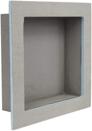 Houseables Shower Niche, Insert Storage Shelf, 12x20 Inch, Installation  Size: 13”x21”, Grey, XPS Foam, Leak-Proof, Waterproof, Recessed Preformed