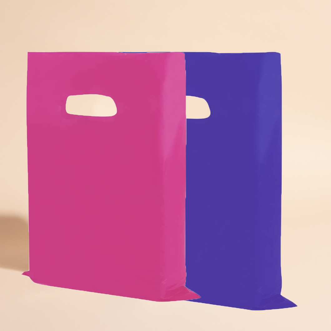 Pink and Purple Merchandise Bags